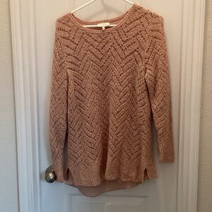 Women's Knit Sweater - tan